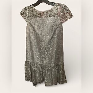 Polo Ralph Lauren Silver Lace Kids Dress